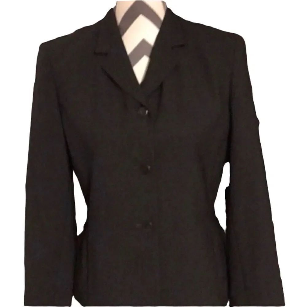 Liz Claiborne Wool Blend Grey Blazer Size 4